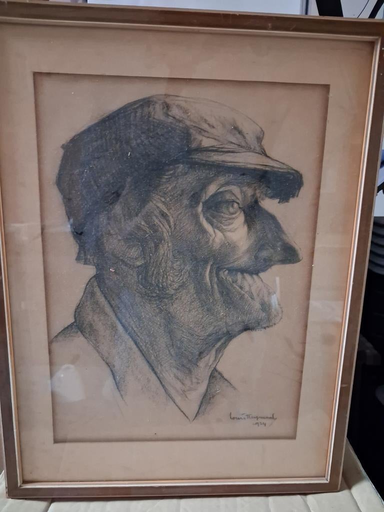 Potloodtekening, Ophalen