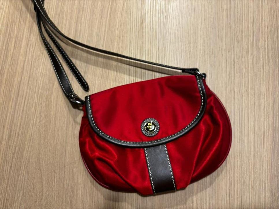 Sac bandoulière LANCEL rouge, Enlèvement ou Envoi, Comme neuf, Rouge