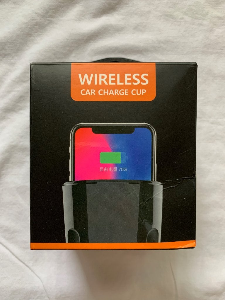 Qi Wireless Car Charge Cup, Telecommunicatie, Mobiele telefoons | Telefoon-opladers, Nieuw, Draadloze oplader, Overige merken