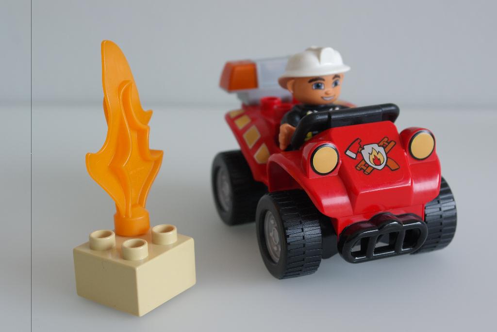 camion de pompier duplo n 5603, Enfants & Bébés, Enlèvement ou Envoi, Comme neuf, Duplo