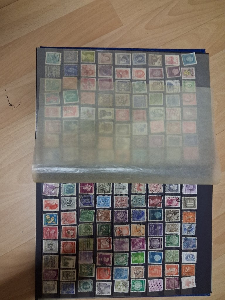 verzameling postzegels, Verzamelen, Ophalen, Gebruikt