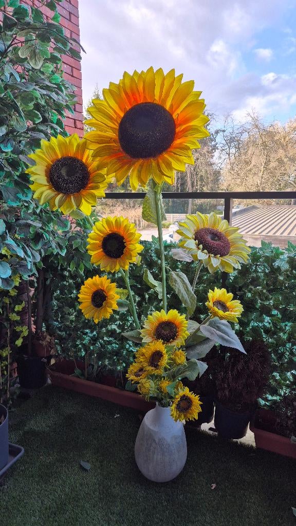 Giant Artificial Sunflowers – XXL Decorative Flowers, Enlèvement