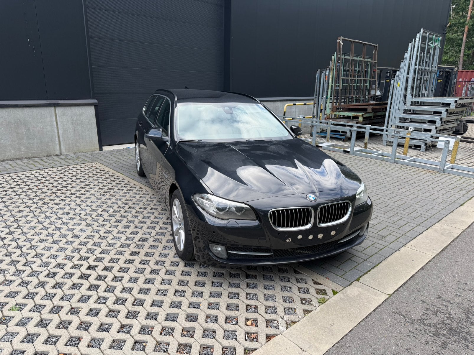 Bmw f11 520d automaat, Auto's, Automaat, Euro 5, Achterwielaandrijving, Zwart