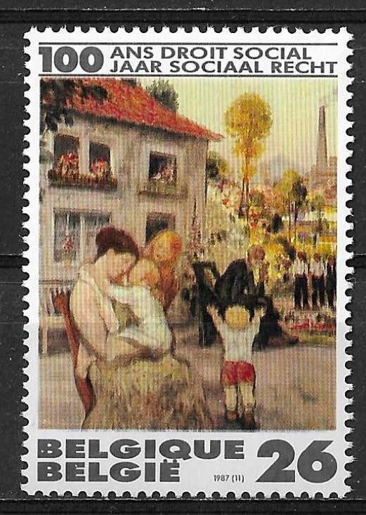 België OPC 2263 Les loisirs van Baron Pierre Paulus **, Postzegels en Munten, Ophalen of Verzenden, Postfris, Postfris