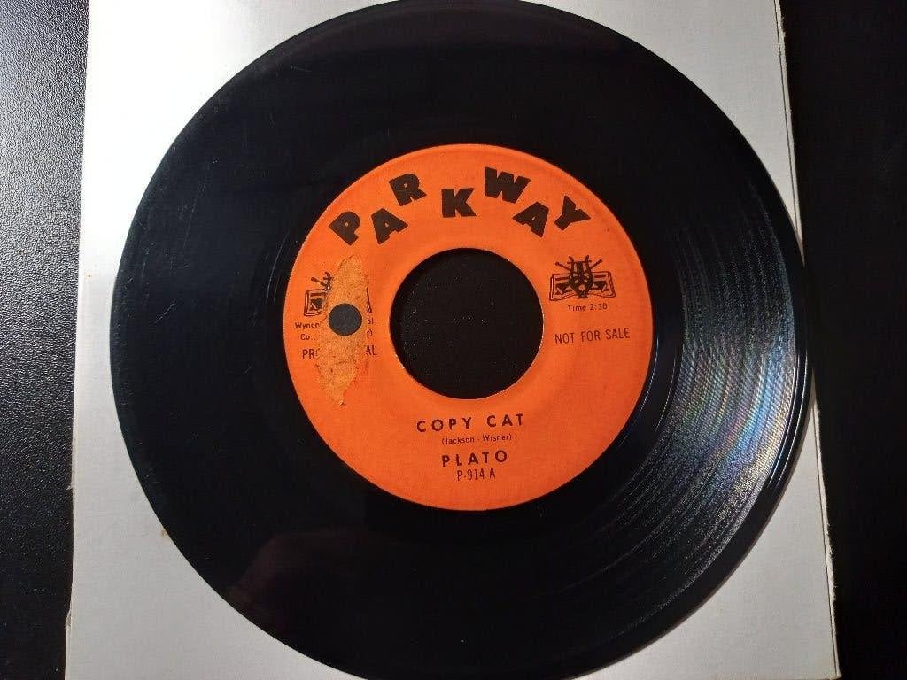Plato – Copy Cat -  '7 Popcorn , Promo, Gebruikt, Ophalen of Verzenden, Overige typen, R&B en Soul