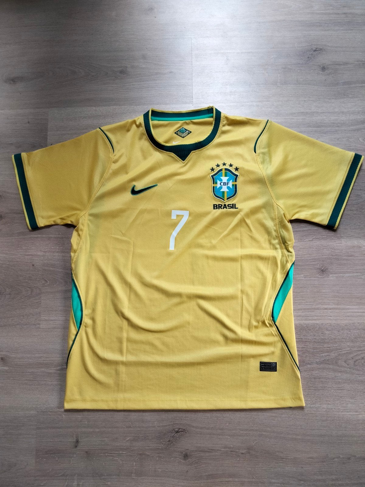 Vini Jr 7 shirt Brazilië, Sport en Fitness, Voetbal, Maat L, Ophalen, Shirt