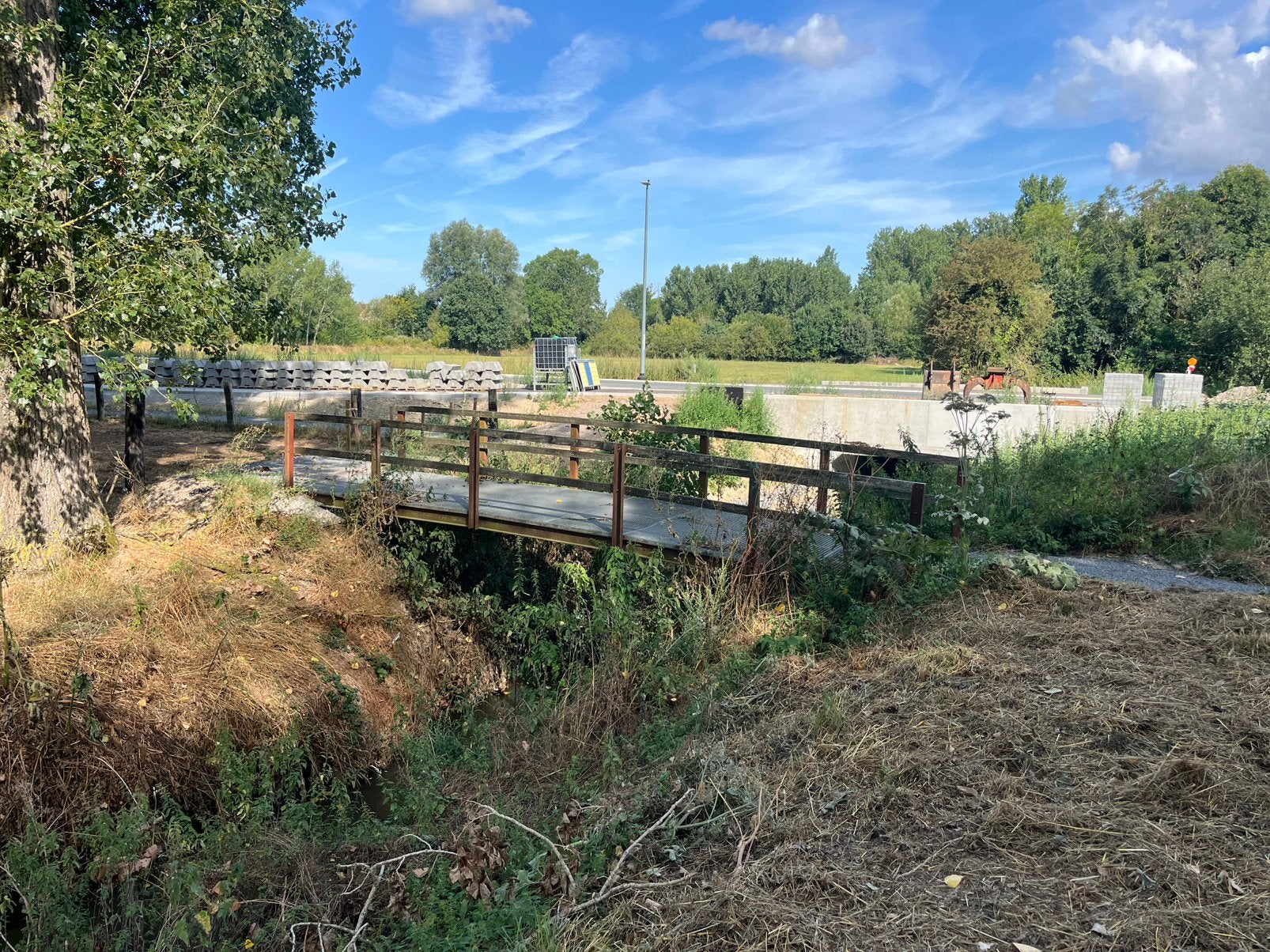 Stalen wandelbrug, Tuin en Terras, Ophalen, Gebruikt