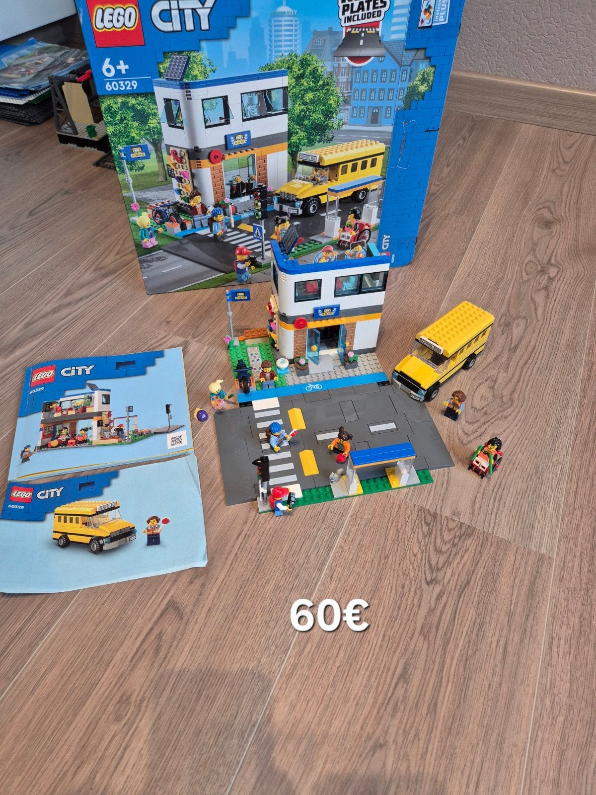 Lego city school 60329, Ophalen, Compleet, Lego, City
