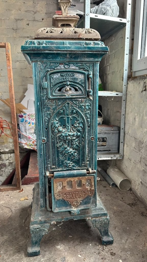 Poêle Les Fonderies Bruxelloises (Fobrux), Bricolage & Construction, Moins de 60 cm, Enlèvement, Utilisé, 80 cm ou plus