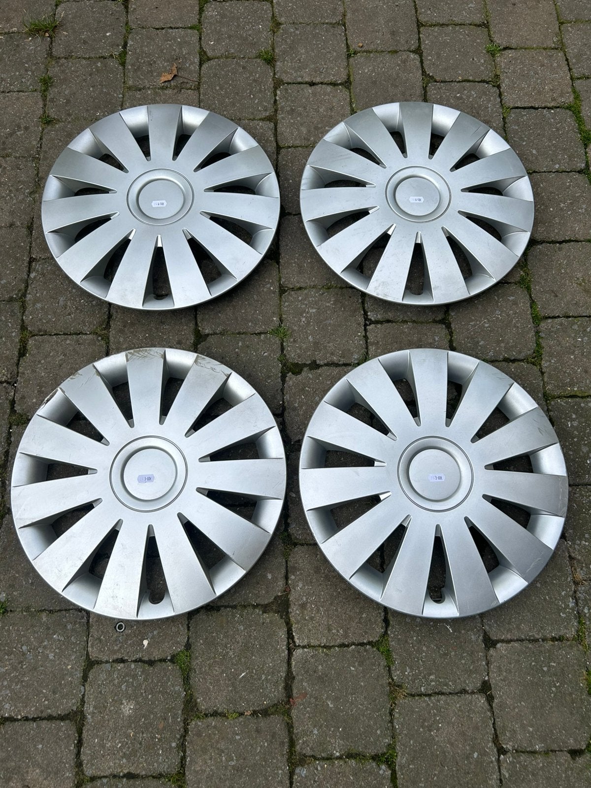 4 enjoliveurs universels 15" toutes marques, Autos : Divers, Enjoliveurs, Enlèvement ou Envoi, Utilisé