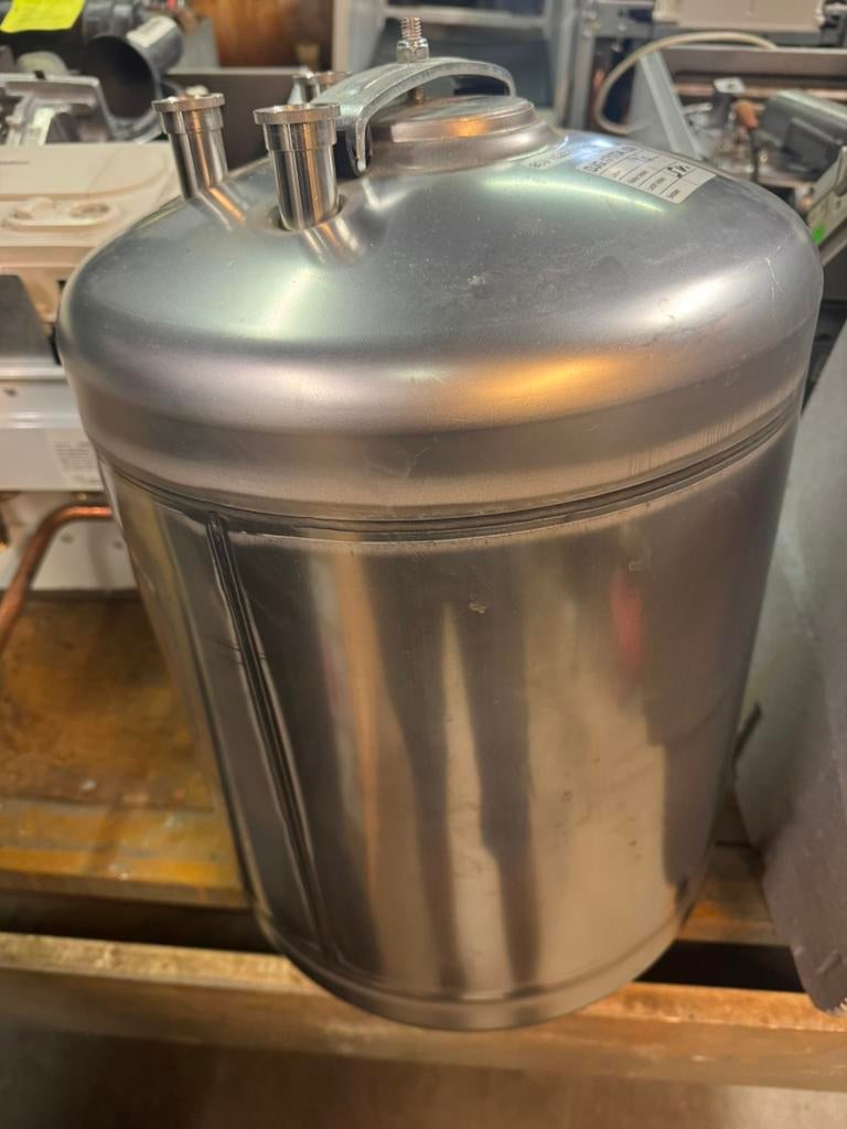 Inox vatje/boiler 60 liter met isolatie, Ophalen, Zo goed als nieuw
