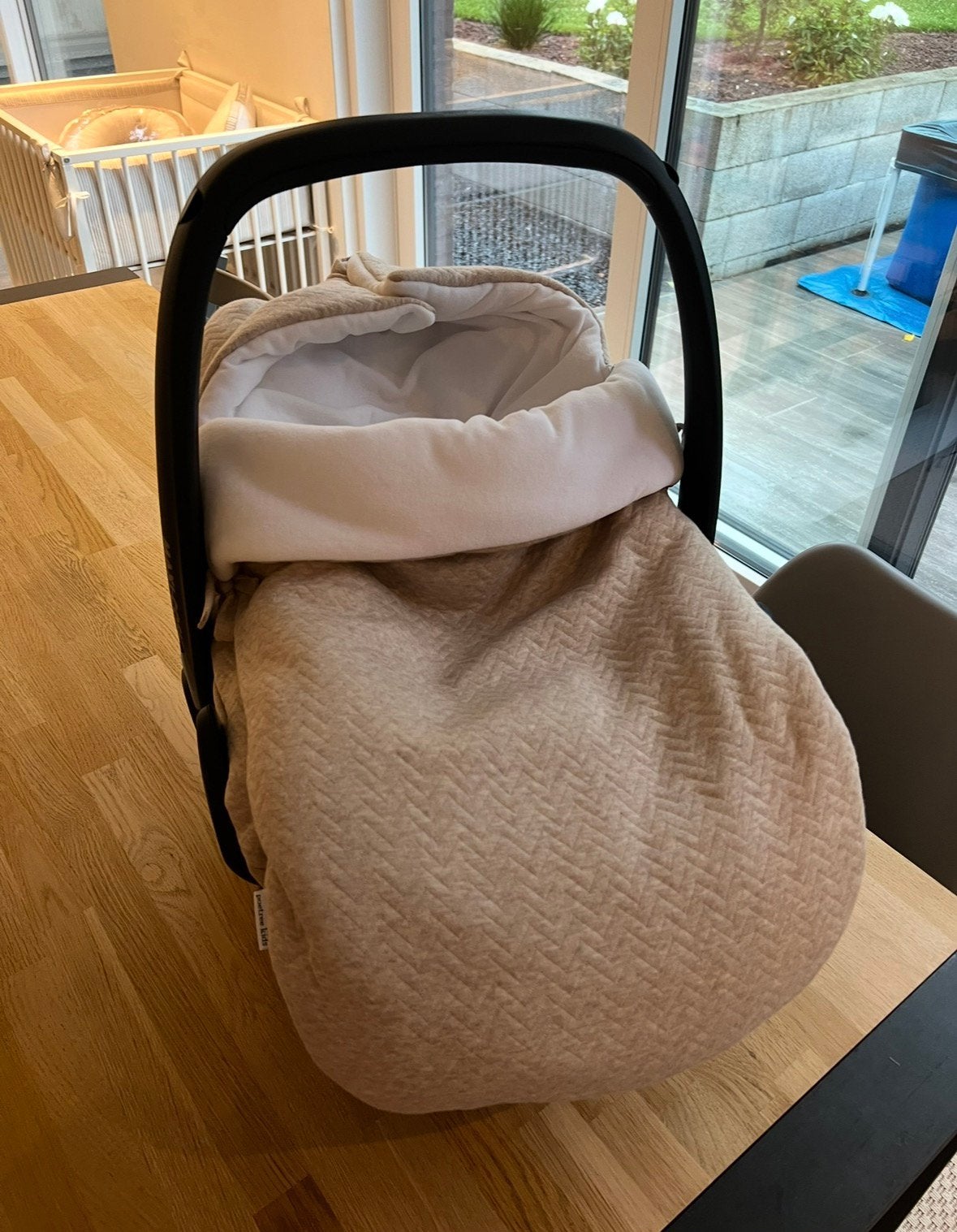 Maxi cosi Pebble pro + bekleding poetree, Kinderen en Baby's, Ophalen, Zo goed als nieuw