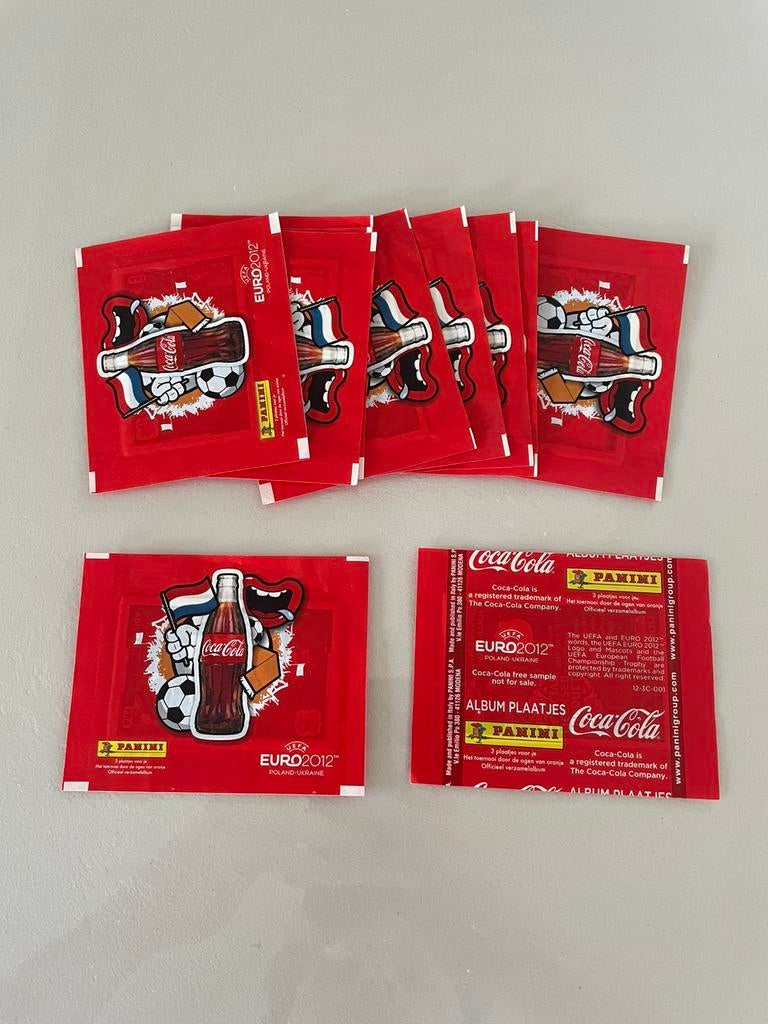 Panini - 11 Zakjes Euro 2012 Coca Cola, Verzamelen, Ophalen of Verzenden