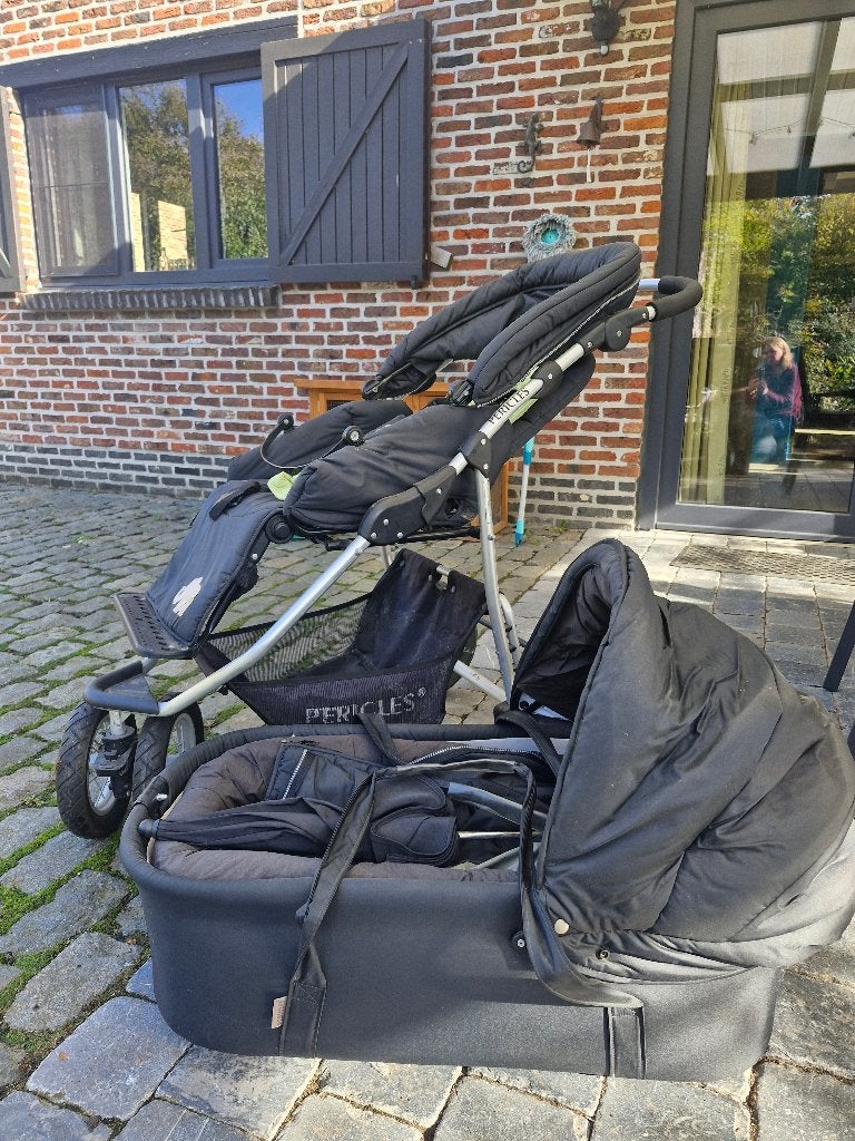 Wandelwagen 3 in 1, Kinderen en Baby's, Gebruikt, Luchtbanden, Combiwagen, Ophalen