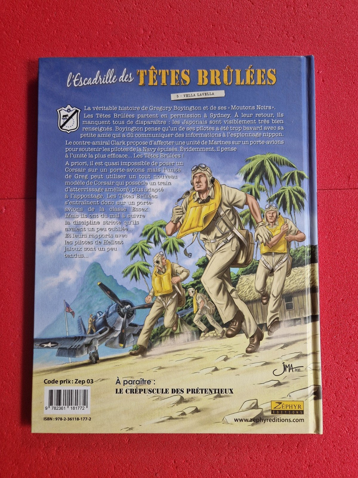 Bd l escadrille des têtes brûlées 5,EO, Ophalen of Verzenden