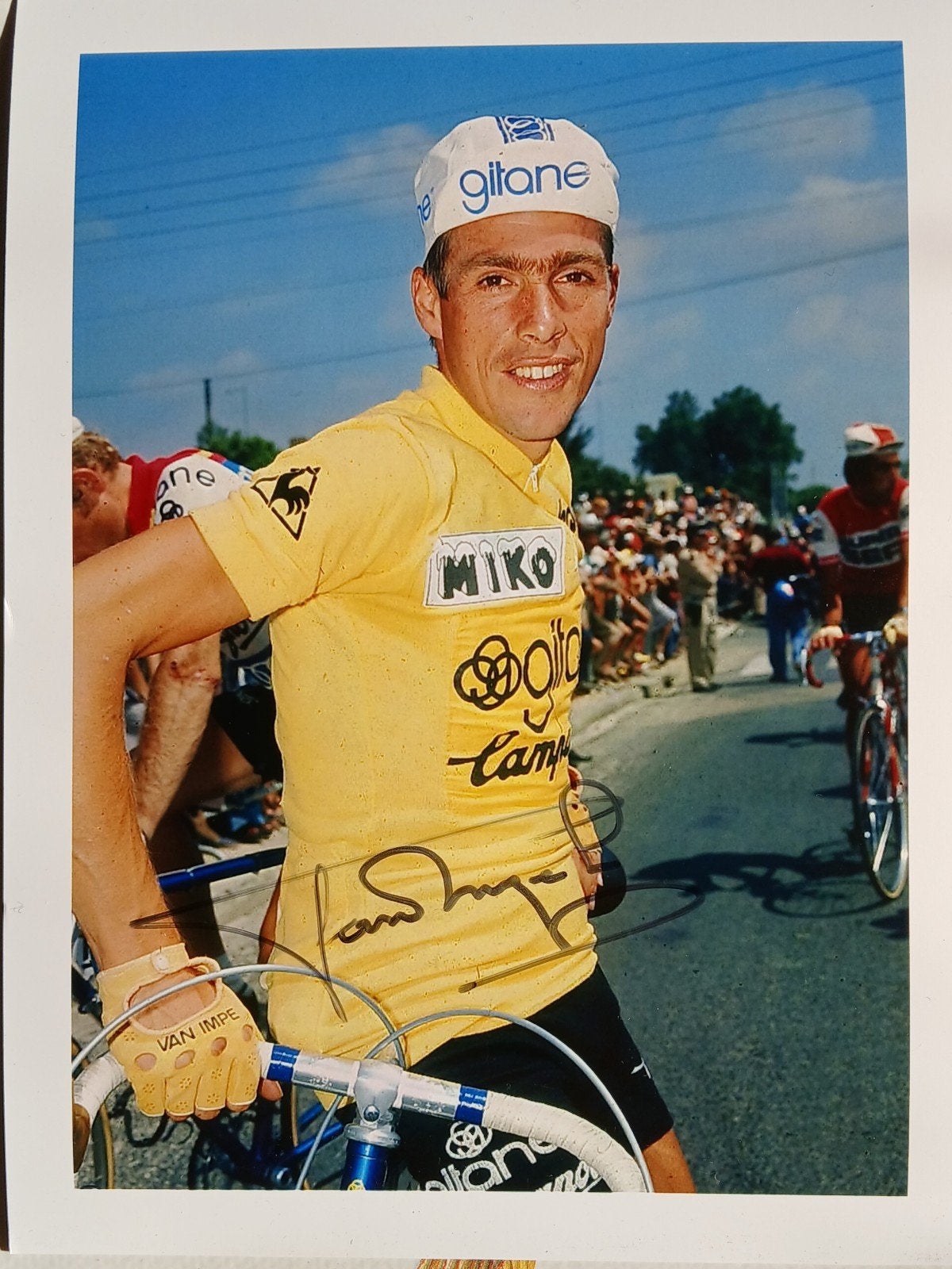 Gesigneerde foto van Lucien van Impe., Verzenden, Nieuw