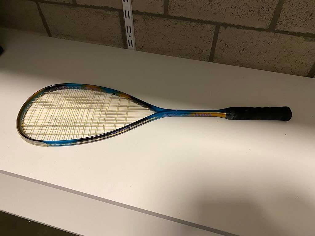 squashracket, Sport en Fitness, Tennis, Ophalen of Verzenden, Gebruikt, Racket, Overige merken