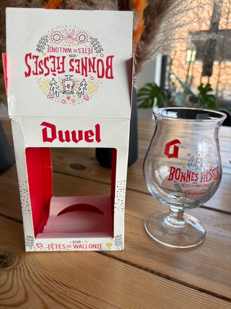 Duvel Fêtes de Wallonie 2019, Verzamelen, Ophalen of Verzenden, Zo goed als nieuw, Bierglas