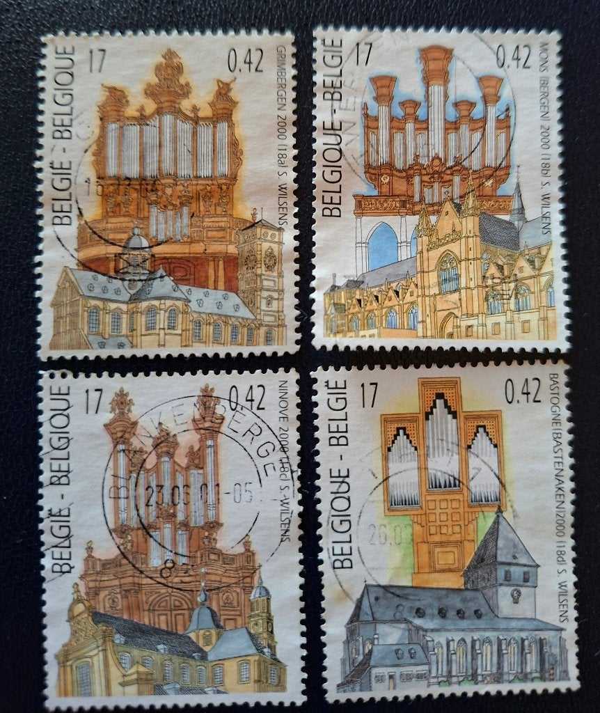 Postzegels België OBP 2926/29, Postzegels en Munten, Met stempel, Ophalen of Verzenden, Gestempeld, Gestempeld