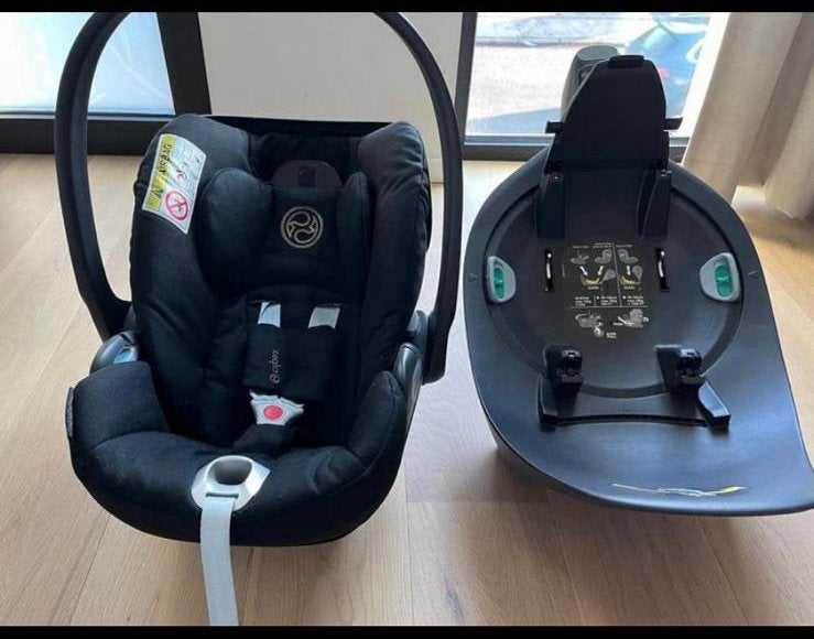 Cybex draagmand + onderzet auto, Enlèvement, Utilisé, Autres marques