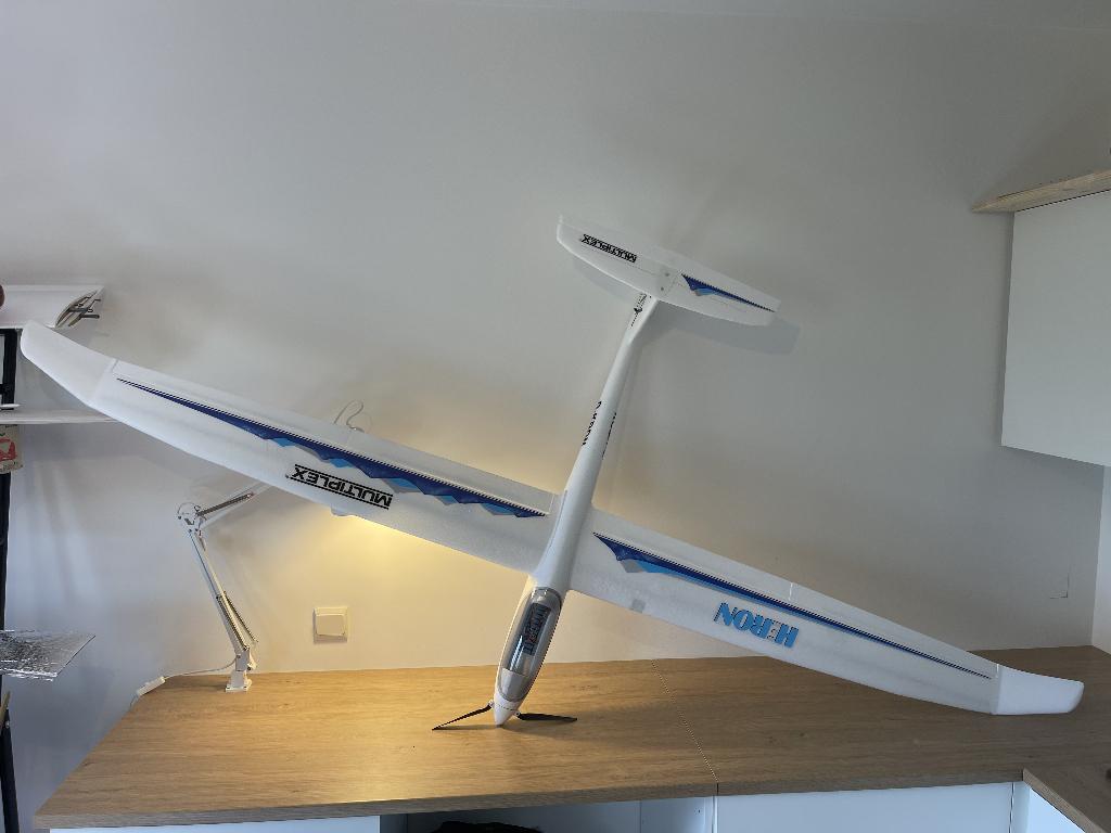 Multiplex HERON RR + Sac de transport, Enlèvement, Utilisé, Électro, RTF (Ready to Fly)