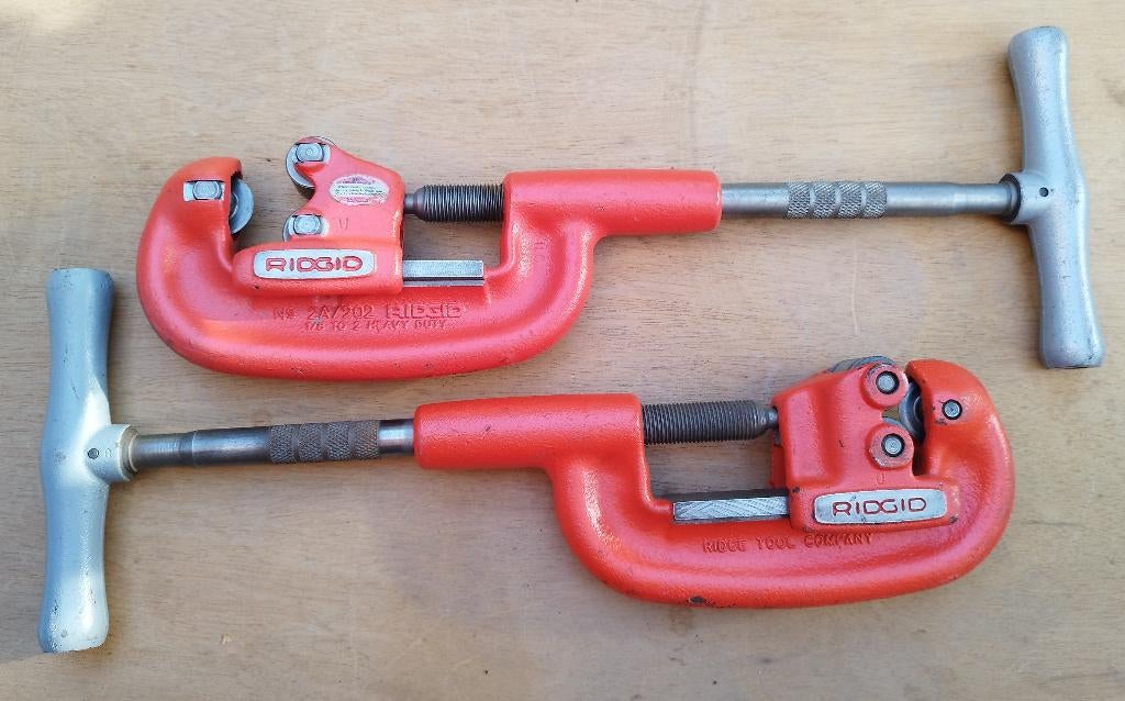 Pijpsnijder Ridgid Prof. als nieuw, Doe-het-zelf en Bouw, Ophalen of Verzenden, Zo goed als nieuw