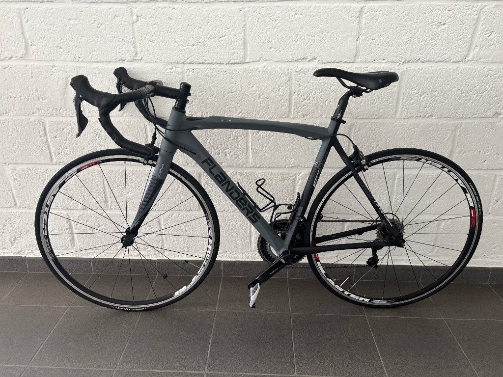 Race koersfiets Flanders furio mat grijs 11sp perfecte st, Fietsen en Brommers, Ophalen, 28 inch, Aluminium, 49 tot 53 cm