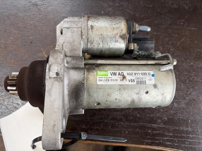 Startmotor van een Volkswagen Golf, Gebruikt, -, Volkswagen, -