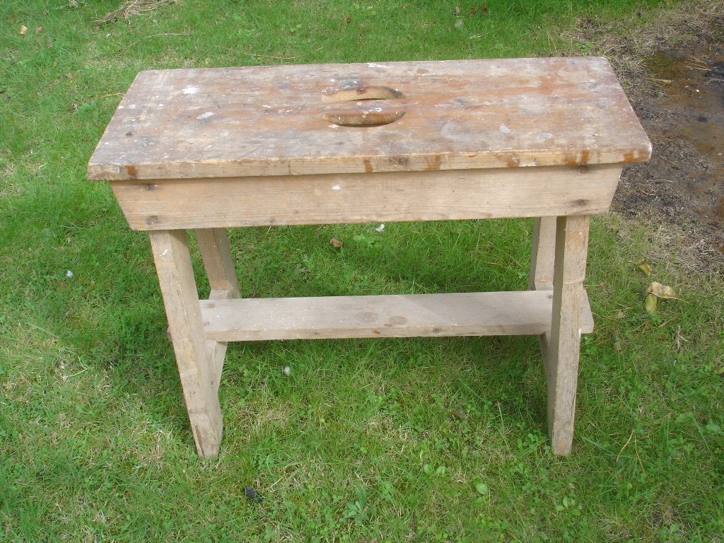 houten bankje / krukje, Ophalen, Gebruikt, Hout
