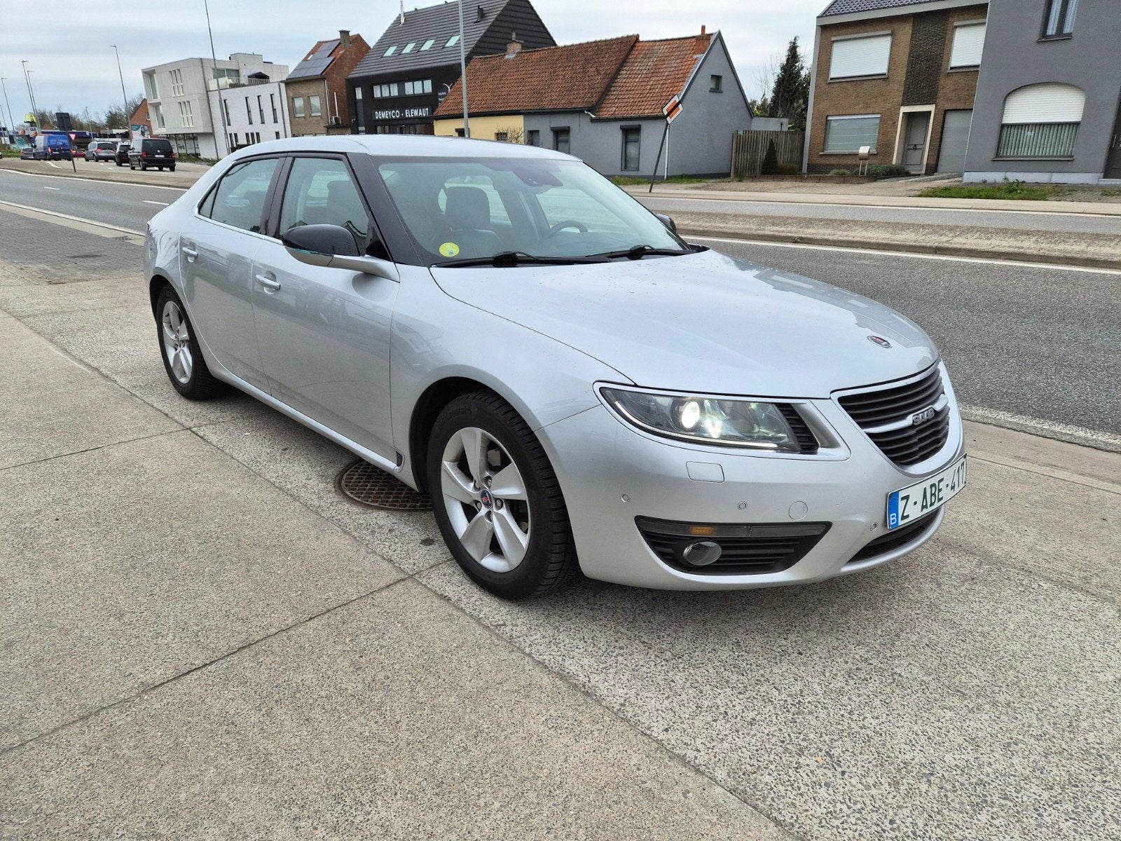 Saab 9-5 NG 2.0TiD⁴ AUTOMAAT FULL OPTIES, Auto's, Saab, Automaat, Euro 5, Leder, Bedrijf