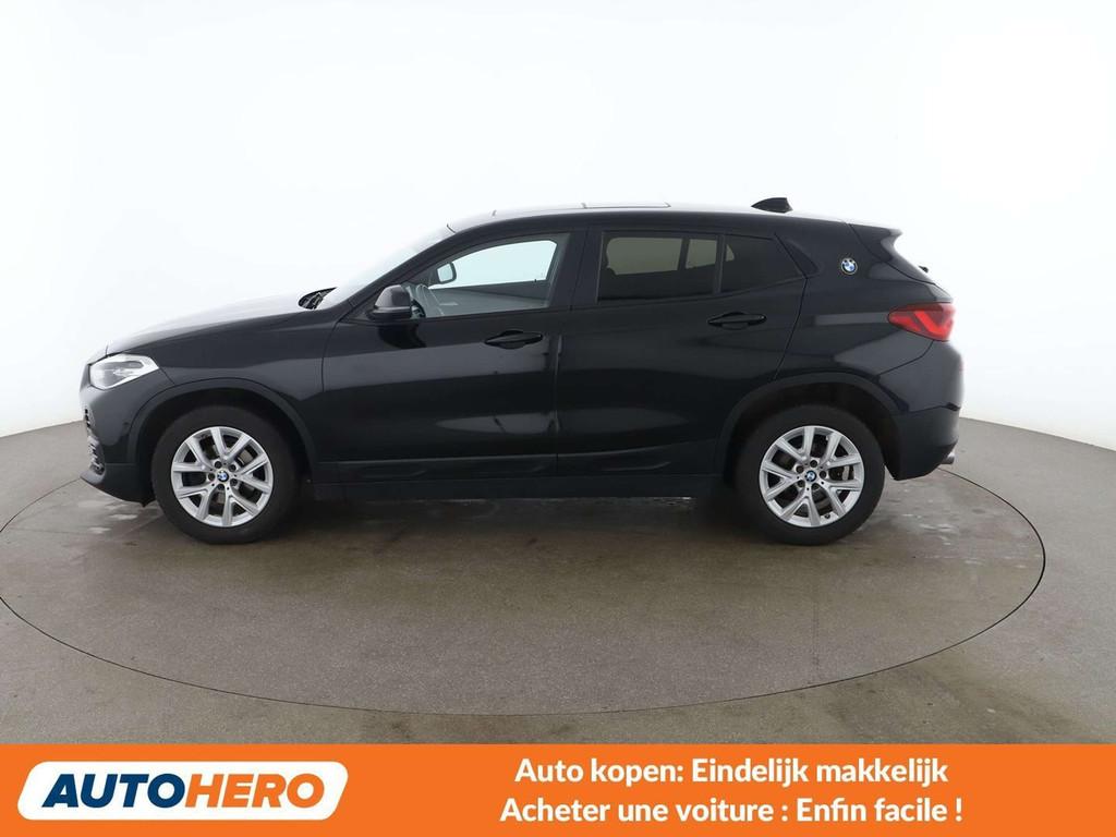 BMW X2 sDrive 16d Advantage (bj 2020, automaat), Auto's, BMW, Gebruikt, Euro 6, 116 pk, Zwart