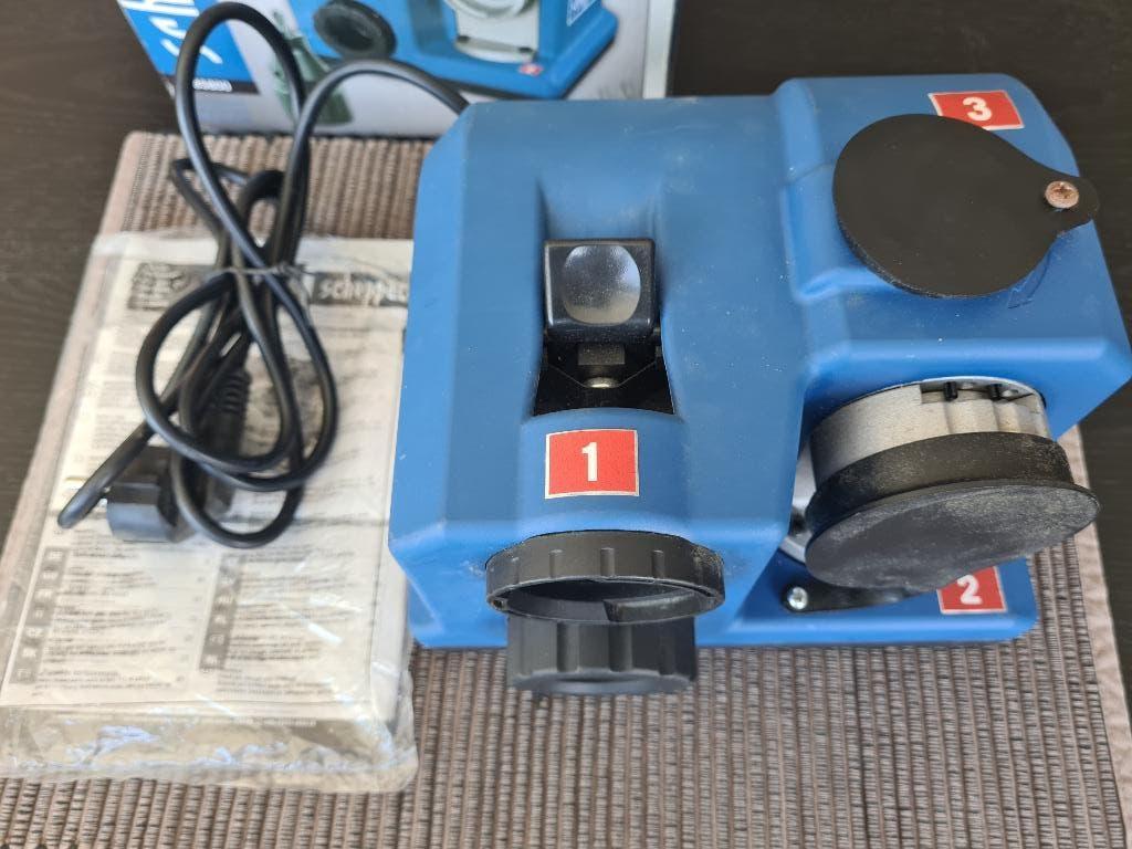 Boorslijpmachine Scheppach DBS800 & boorhulpstuk, Enlèvement, Comme neuf