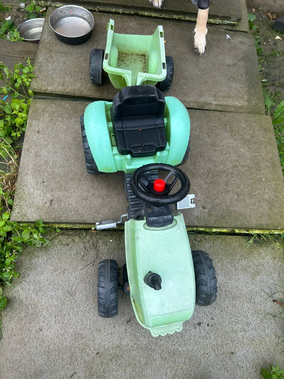 Speelgoed tractor met aanhang, Kinderen en Baby's, Ophalen, Gebruikt