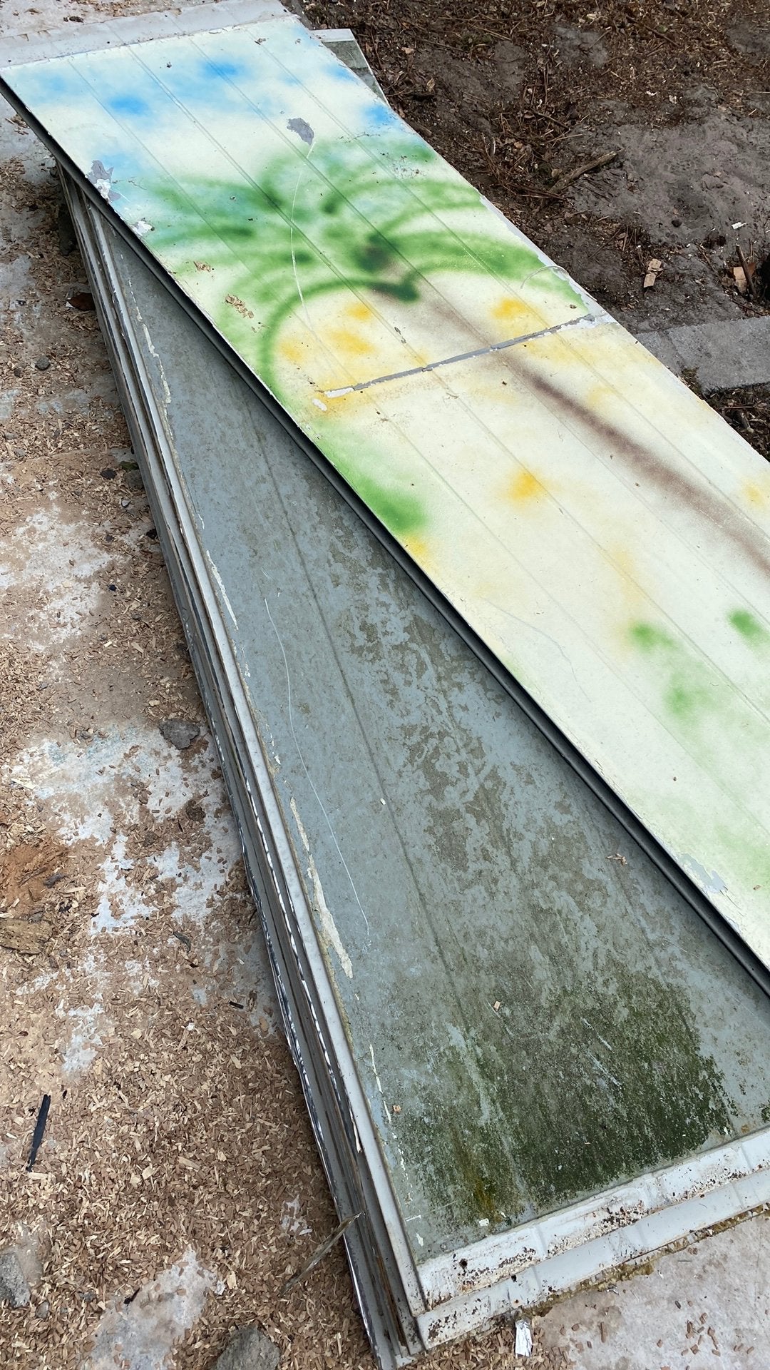 Sandwichpanelen, Doe-het-zelf en Bouw, Platen en Panelen, Ophalen, Gebruikt
