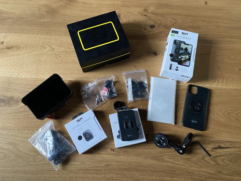 SP CONNECT Moto bundle + Wireless CarPlay/Android, Motoren, Ophalen of Verzenden, Zo goed als nieuw