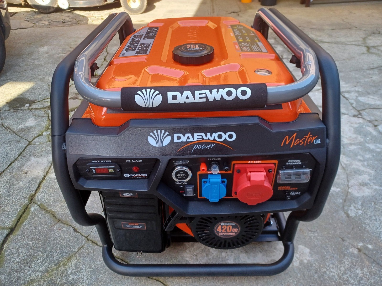 générateur Daewoo GDAX9250E-3 6,6 KW, Bricolage & Construction, Neuf, 5 à 10 kVA, Démarrage électrique, Enlèvement