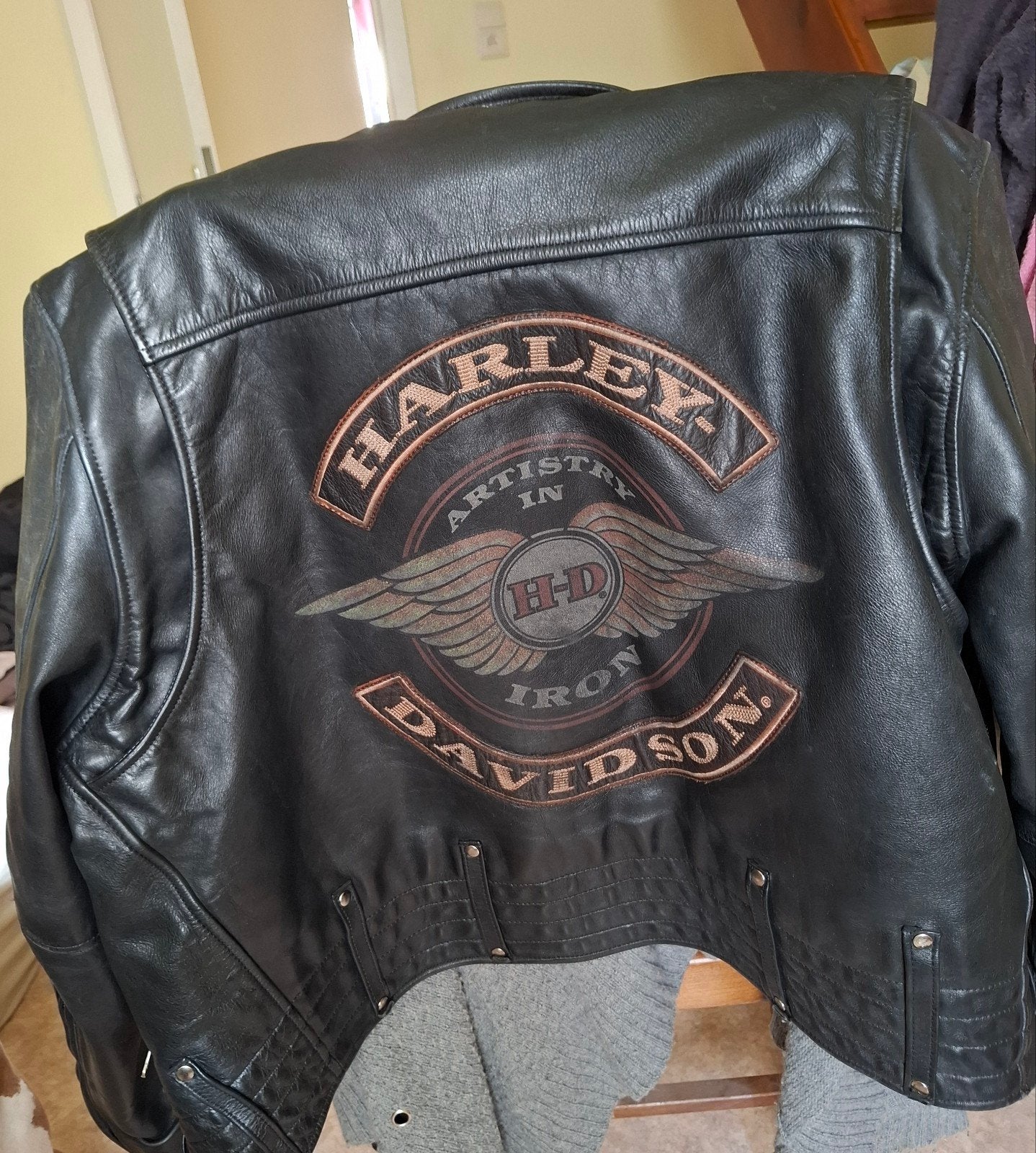veste Harley Davidson homme, Motoren, Ophalen, Broek | leer, Heren, Harley Davidson