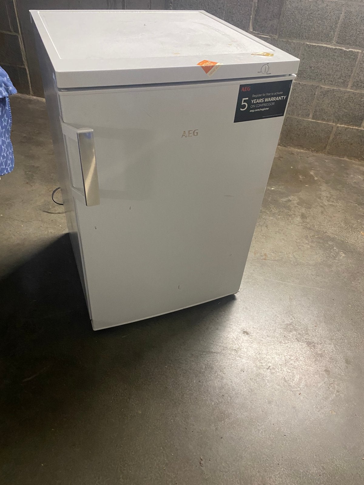 AEG diepvriezer met 3 laden, Gebruikt, 60 tot 90 cm, Ophalen, Vrieskast