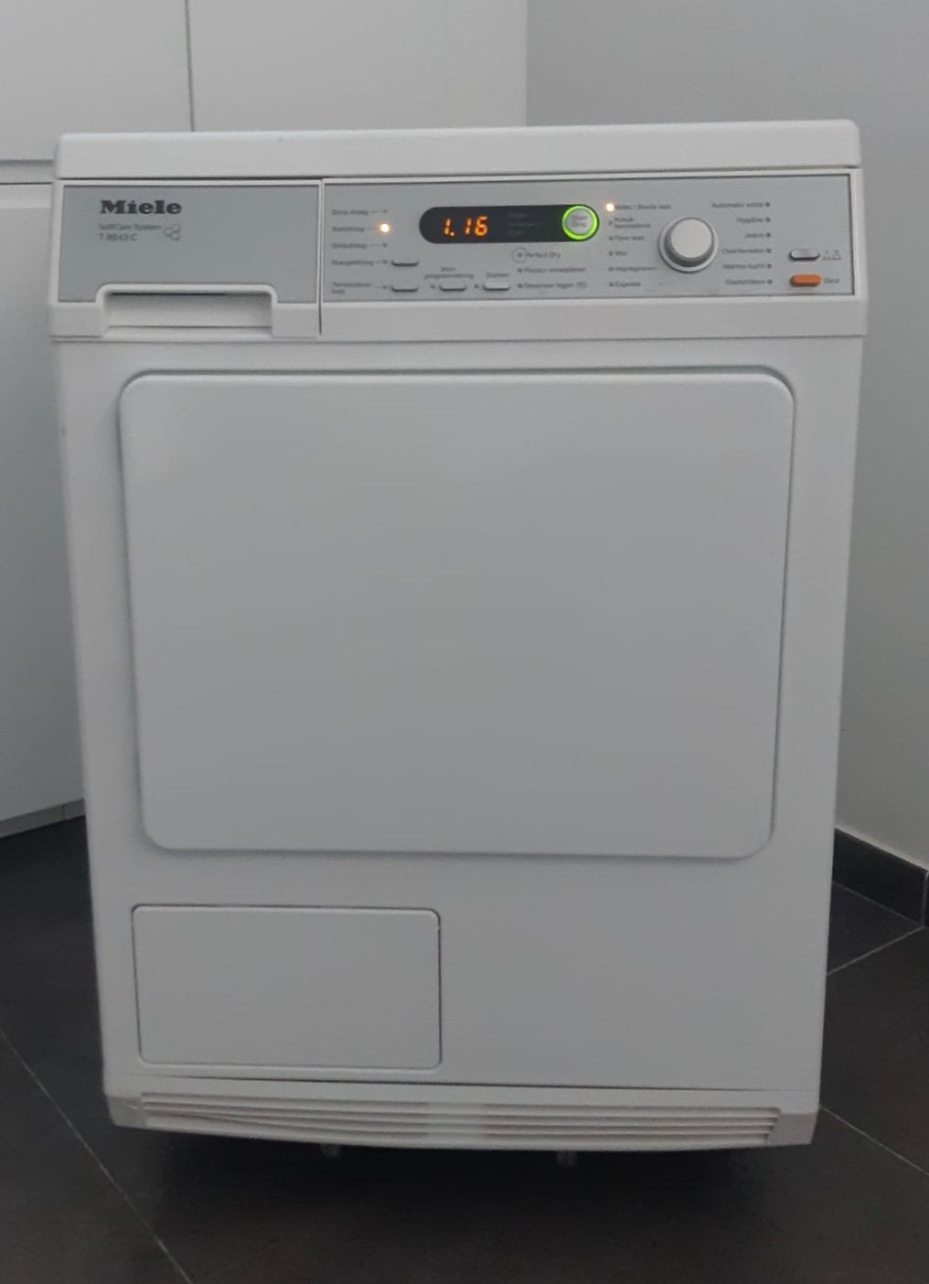 Miele condensatie droogkast, Elektronische apparatuur, Ophalen, 6 tot 8 kg, Zo goed als nieuw, Voorlader