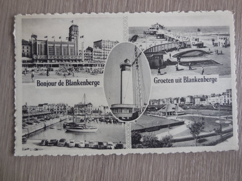 postkaart Groeten uit Blankenberge, Enlèvement ou Envoi, 1960 à 1980, Affranchie, Flandre Occidentale