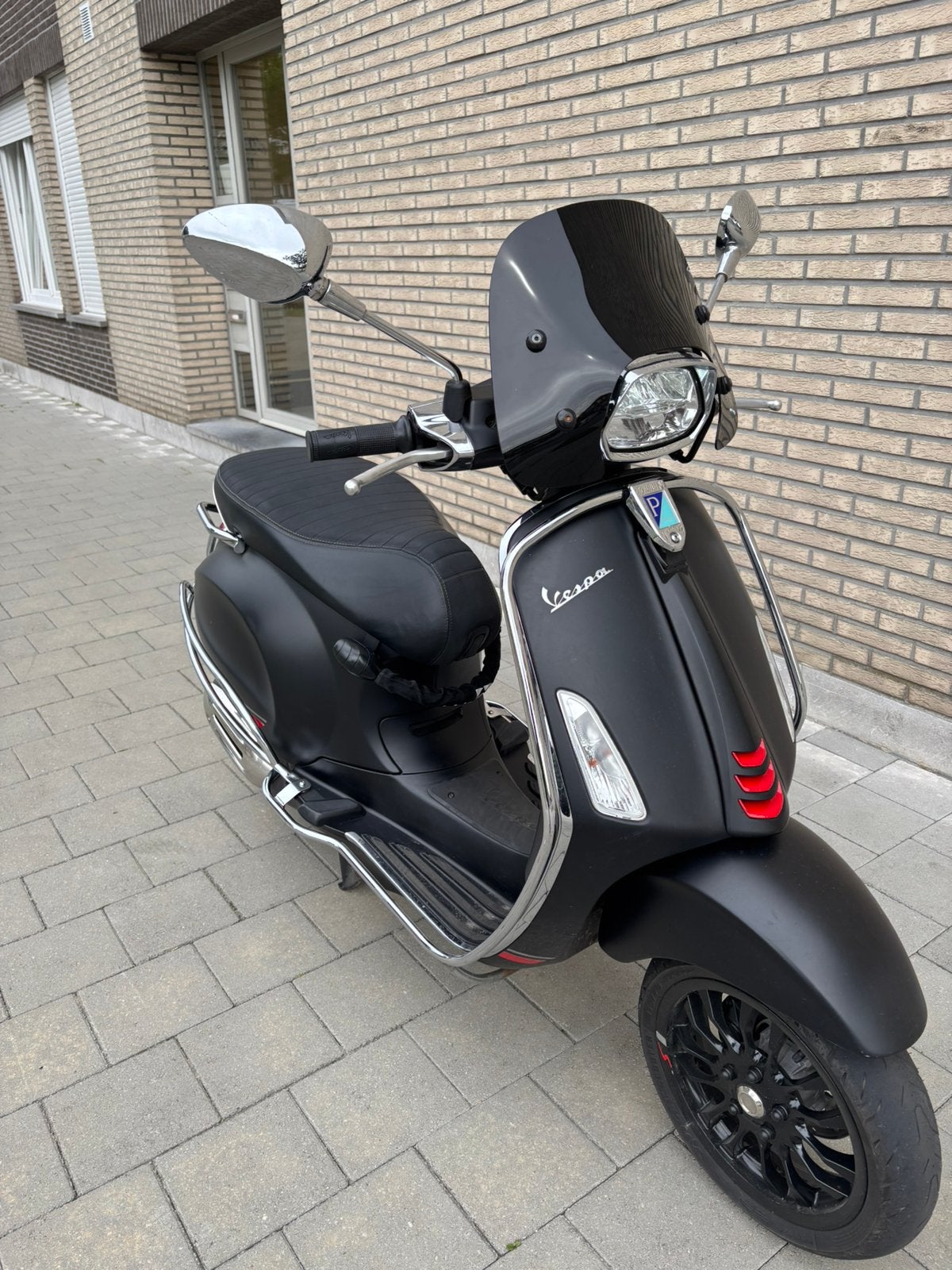 Vespa sprint A klasse 2021 E5, Fietsen en Brommers, Ophalen, Overige modellen, Klasse A (25 km/u), Zo goed als nieuw