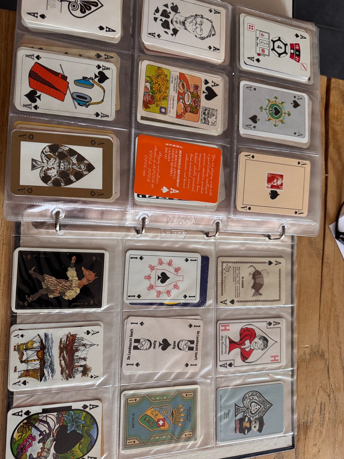 Mooie verzameling oude kaarten. Azen, Verzamelen, Ophalen, Zo goed als nieuw, Speelkaart(en)