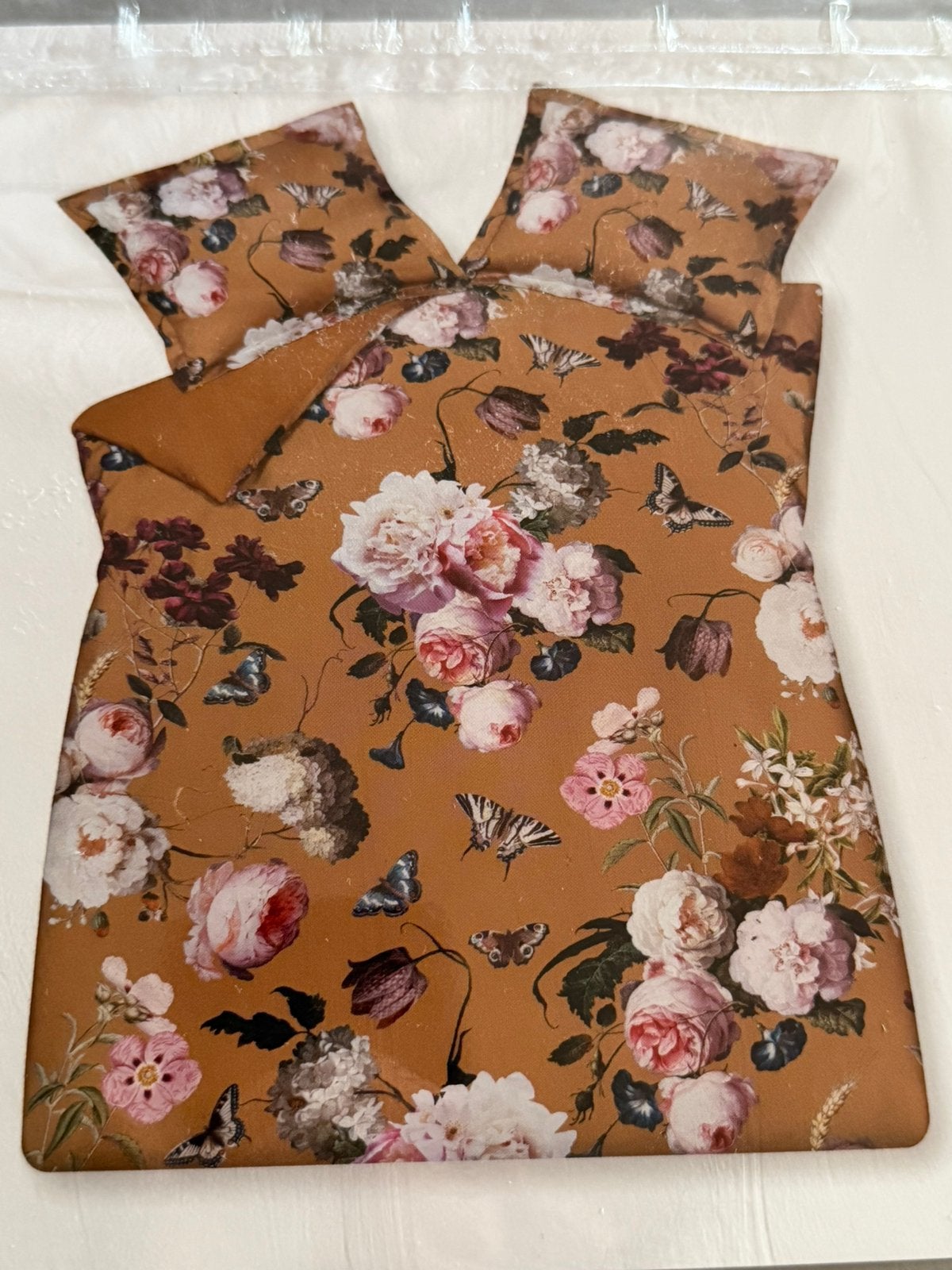 Vandijck neuf housse couette set 2p satin 2p emballé, Neuf, Enlèvement ou Envoi, Vandyck, Autres matériaux