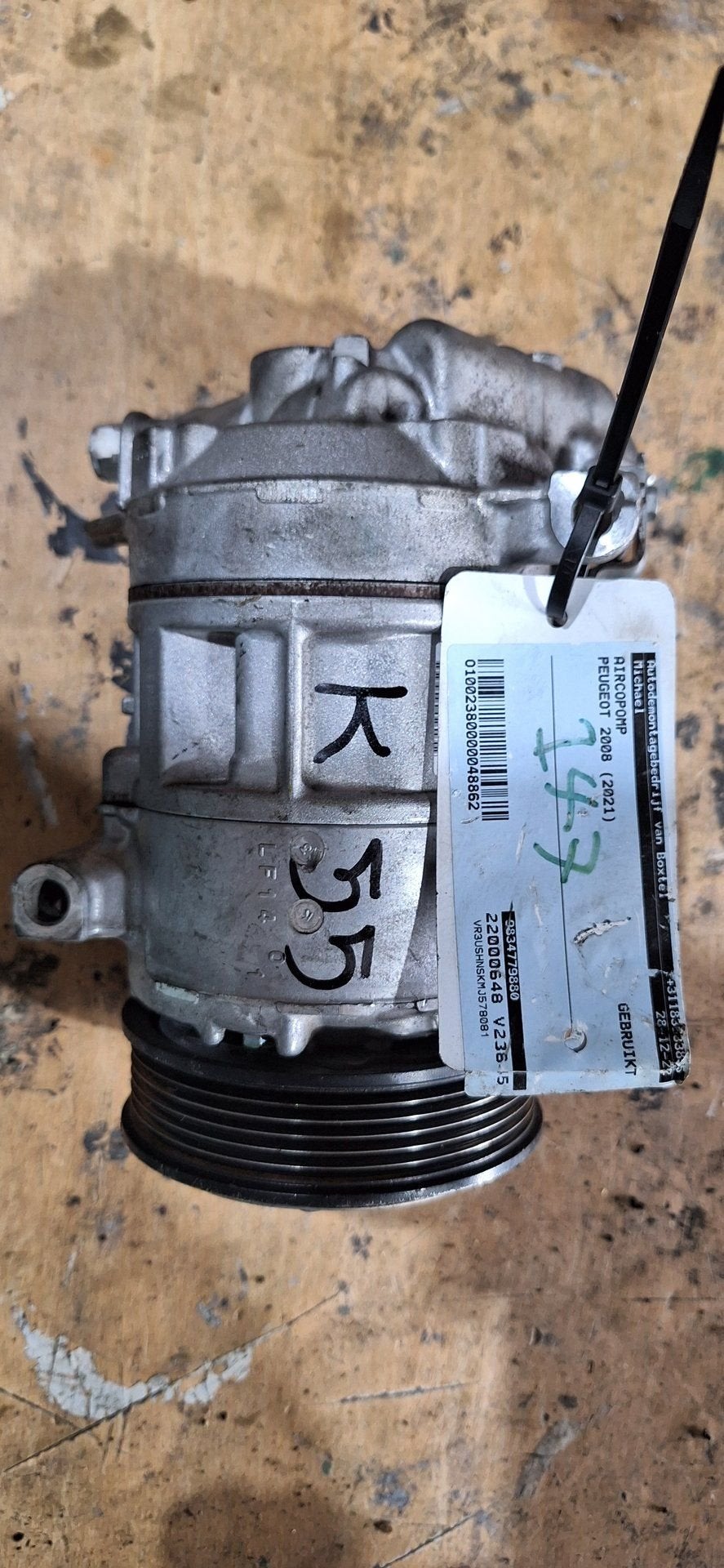 Denso Aircopomp Peugeot 2008 / Opel Mokka / Citroën C3 Aircr, Gebruikt, -, -, Ophalen of Verzenden