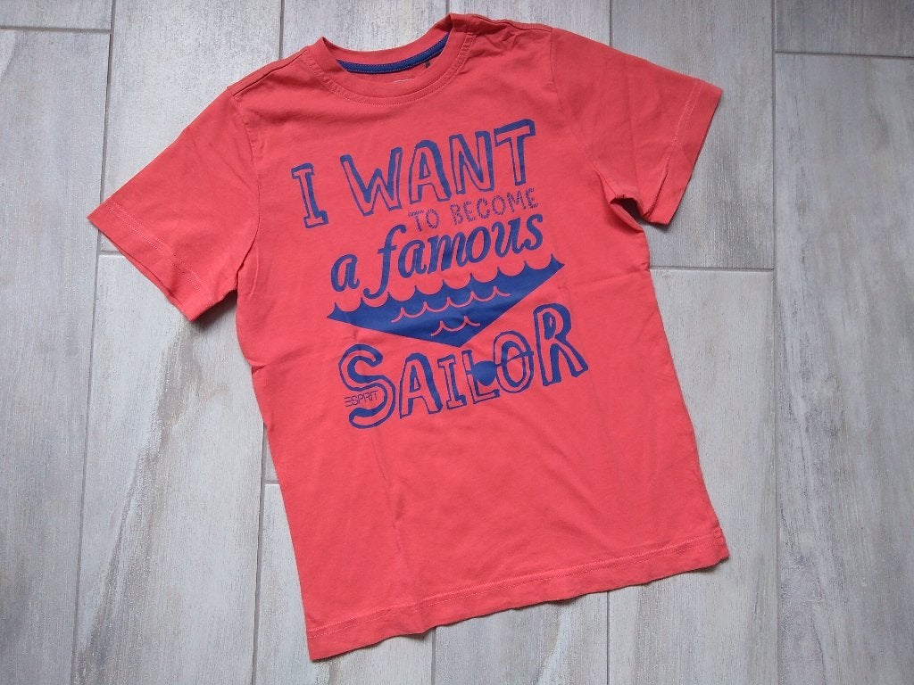 ★ M128/134 - T-Shirt Esprit 'sailor', Kinderen en Baby's, Kinderkleding | Maat 128, Ophalen of Verzenden, Zo goed als nieuw, Esprit