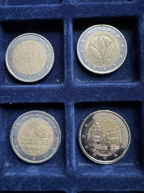 20 cc herdenkingsmunten, Timbres & Monnaies, Monnaies | Europe | Monnaies euro, Enlèvement ou Envoi, 2 euros, Monnaie en vrac