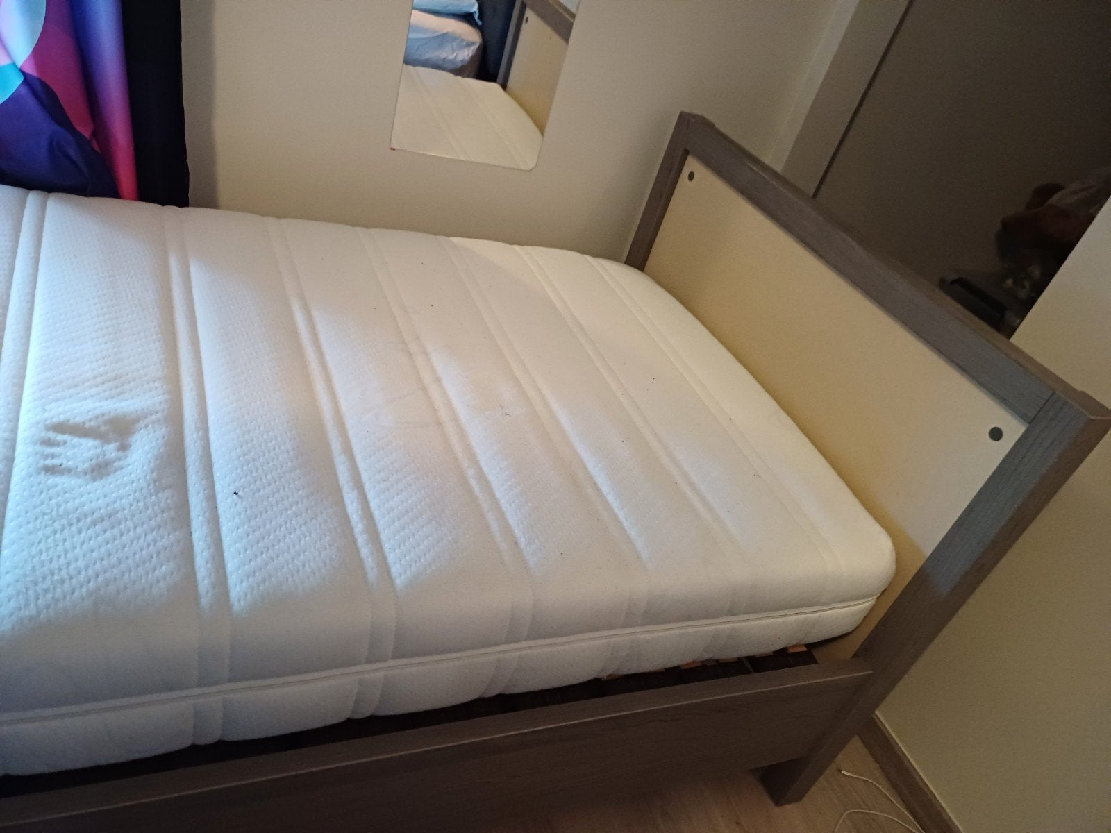 bed met matras, Huis en Inrichting, Slaapkamer | Matrassen en Bedbodems, Ophalen