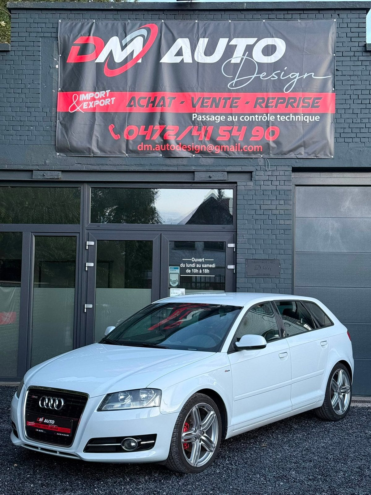 AUDI A3 S Line 1.6 TDi 2012 160.000 KM, Autos, Entreprise, Noir, 5 portes, Blanc