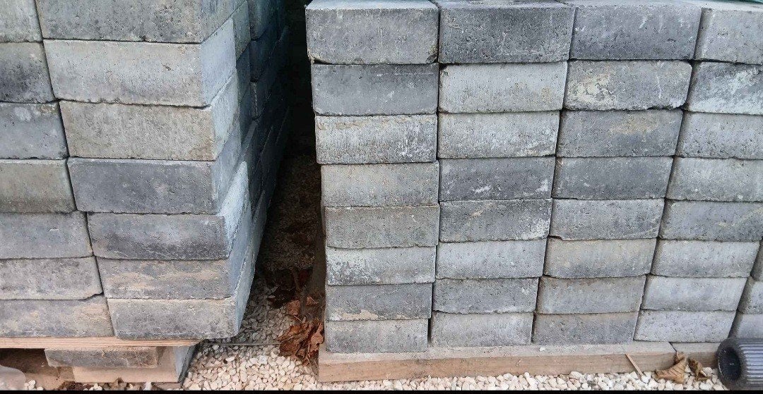 klinkers 820 stuks 15x15cm, Tuin en Terras, Ophalen, Klinkers