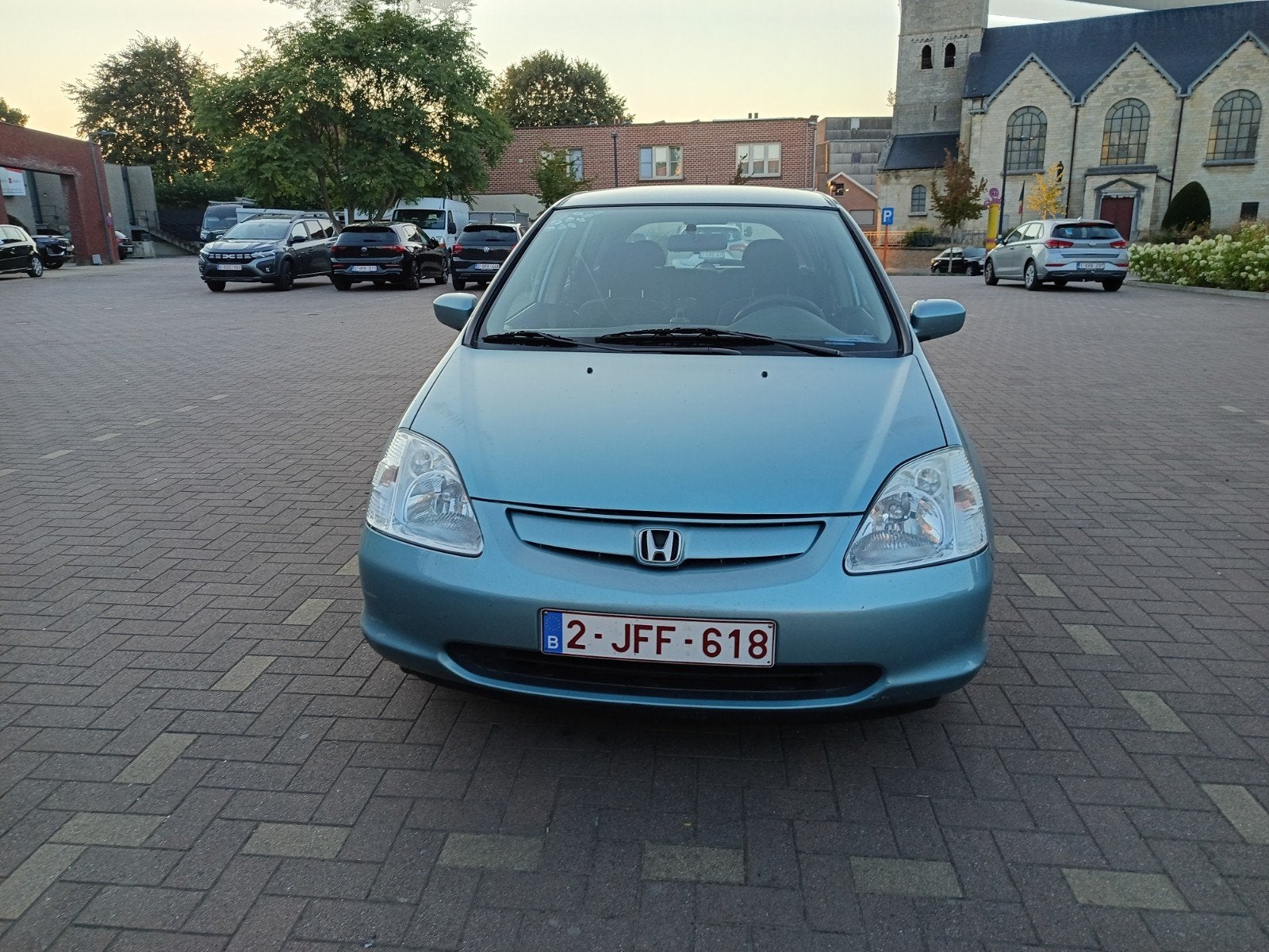 honda civic EU7 1.4i 2001, Auto's, Voorwielaandrijving, Stof, Zwart, 4 cilinders